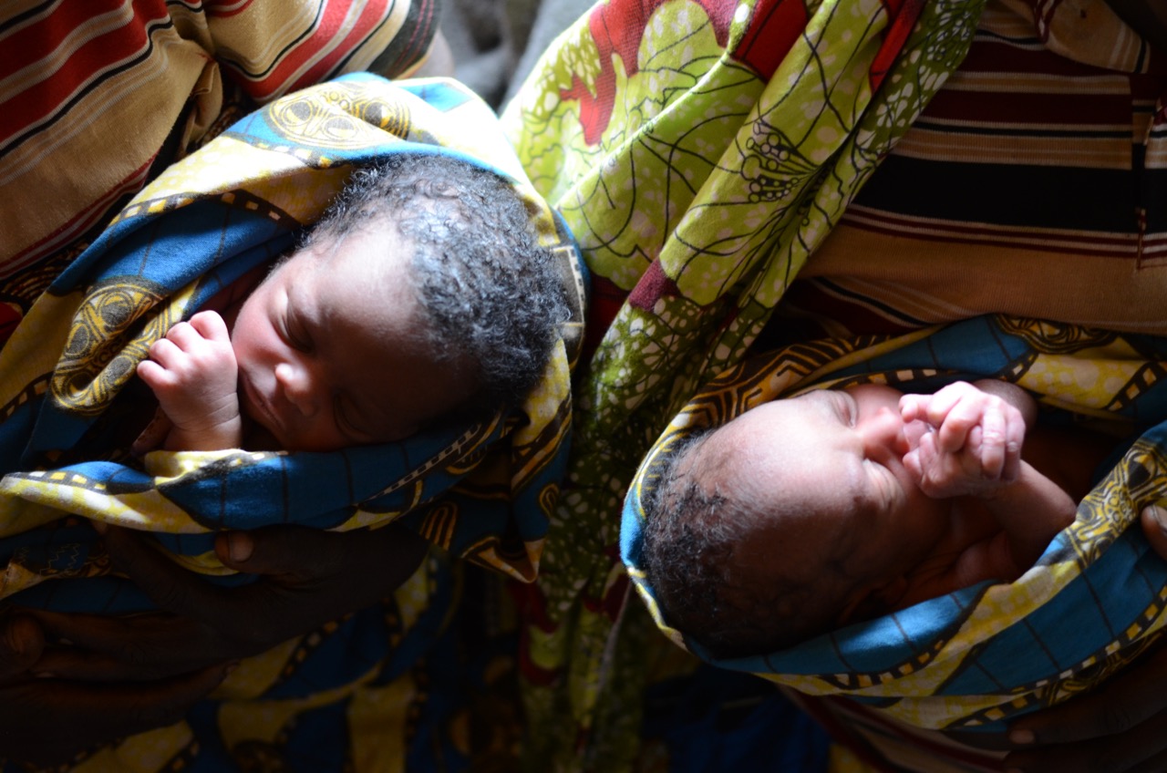 Twins at risk of malaria