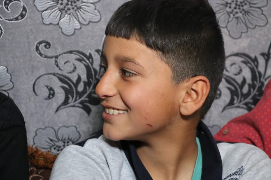 Read, 11, has been living as a refugee in Lebanon. He dreams of a better, peaceful future for Syria