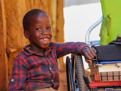 a wheelchair helped Isma get healthy, back to school and re-enter his community