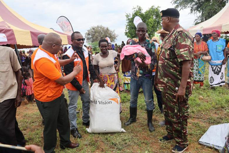 Families delighted to receive assistance following floods