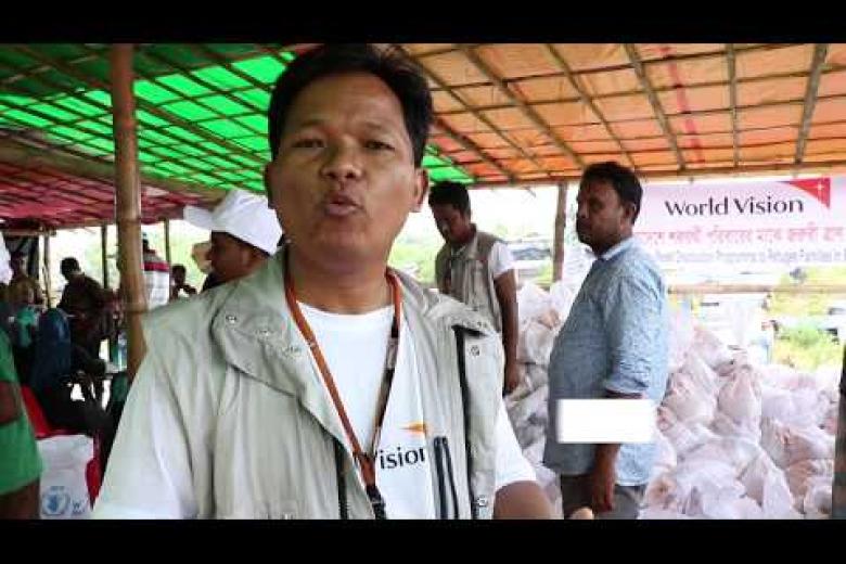 World Vision extends to 2nd phase relief to fled Myanmar Refugees.