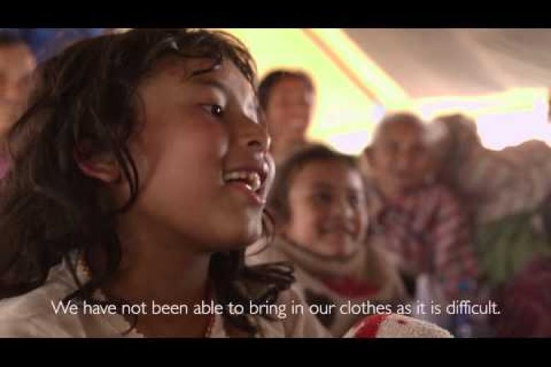 Children tell of surviving the Nepal earthquake