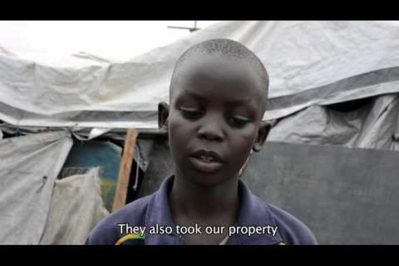 Children speak about the South Sudan crisis