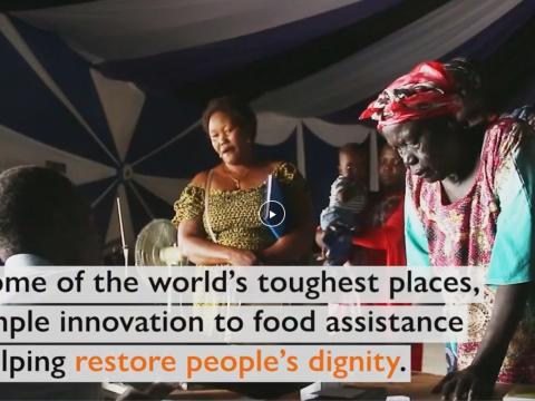 Innovations in food aid restore dignity