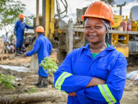 Malawi female woman water engineer
