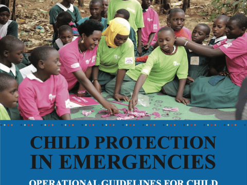 Child Protection in Emergencies Guidelines (Cover Page)