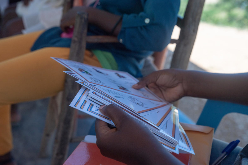 Go Baby Go early childhood development learning session in Haiti