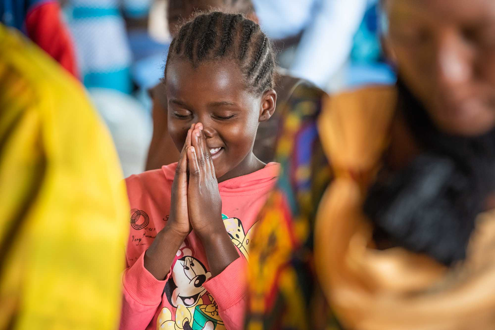 Girl praying