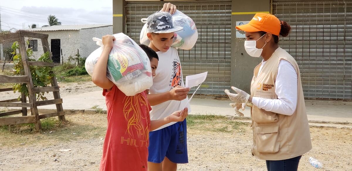 World Vision staff responding to COVID-19 in Colombia
