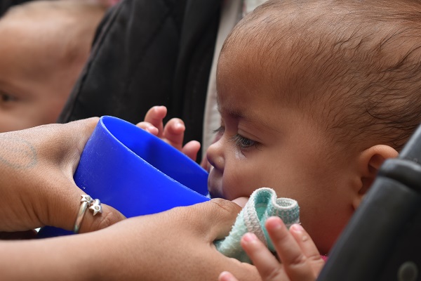 Child drinking