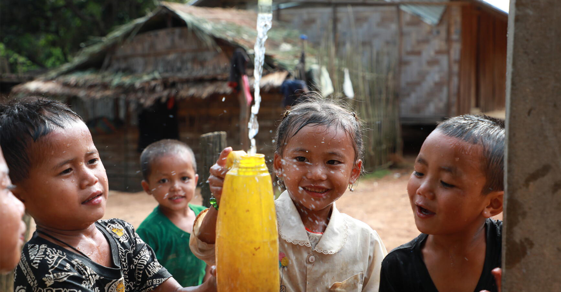Joy of clean water