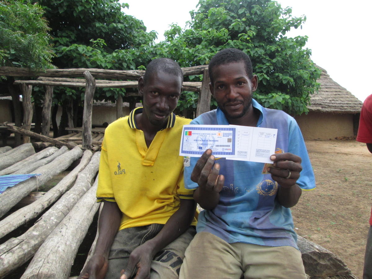 Cash Vouchers distributed by World Vision and World Food Programme