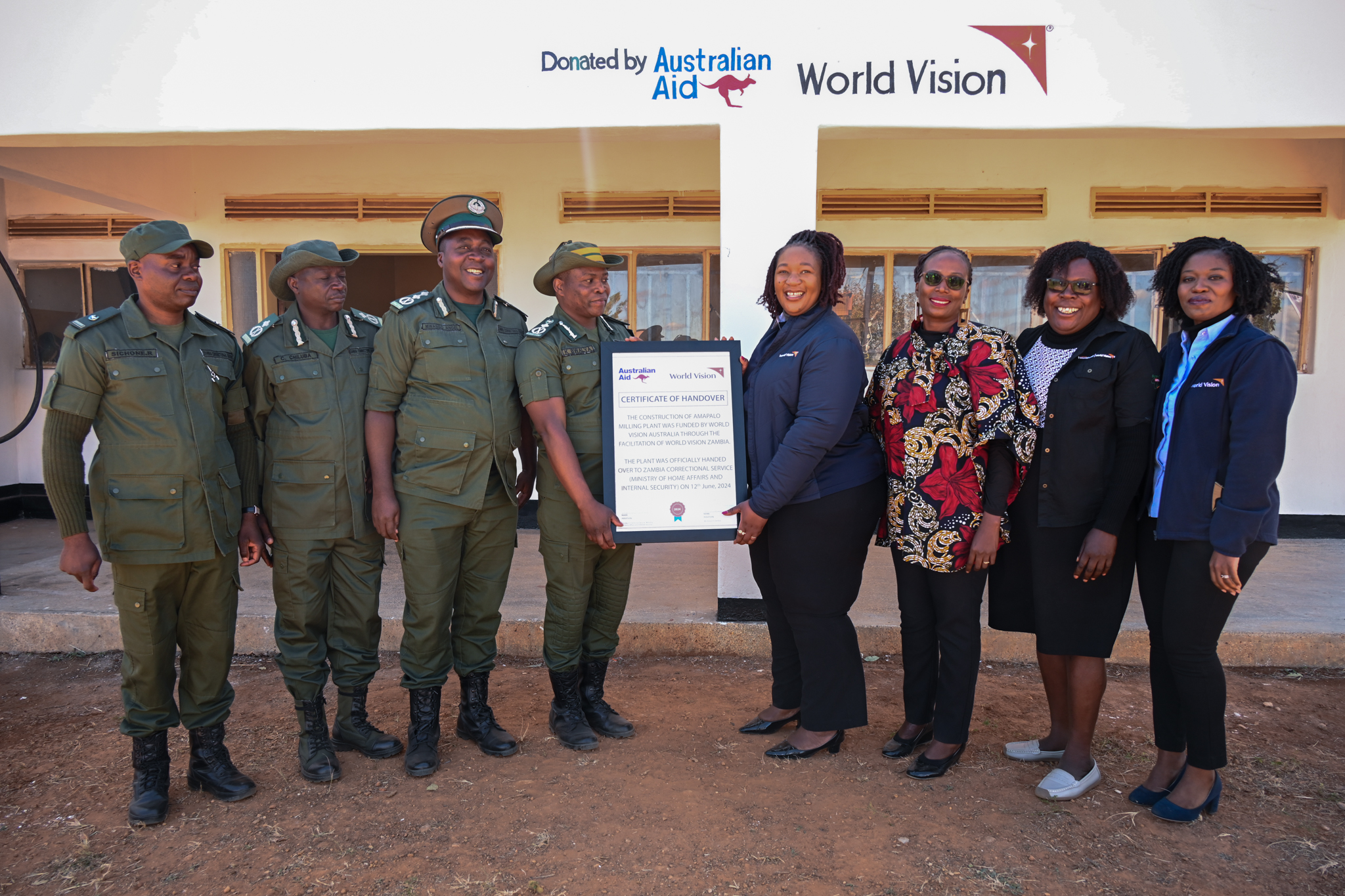 World Vision Zambia, with support from the Australian Government, hands