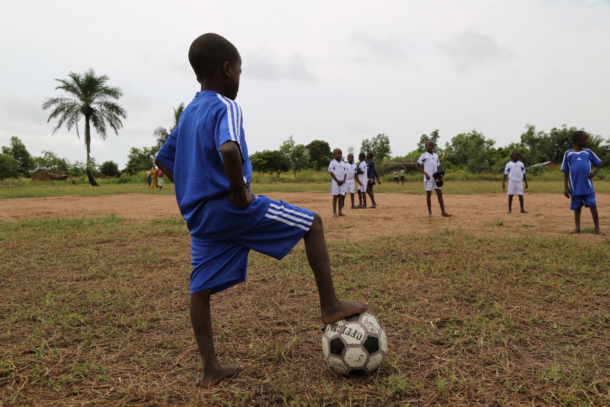 Ngala* has found peace at World Vision's CFS in Kasai