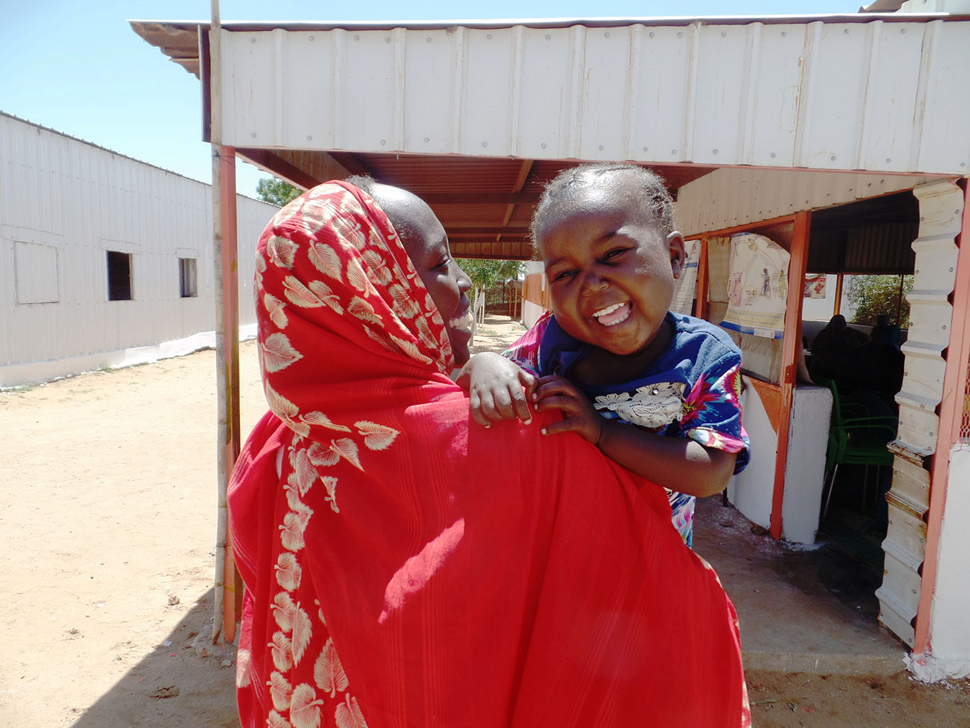 Happier times for both mom and daughter after her weight gain and her health was restored!