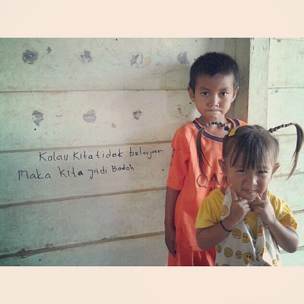 Children at the study centre