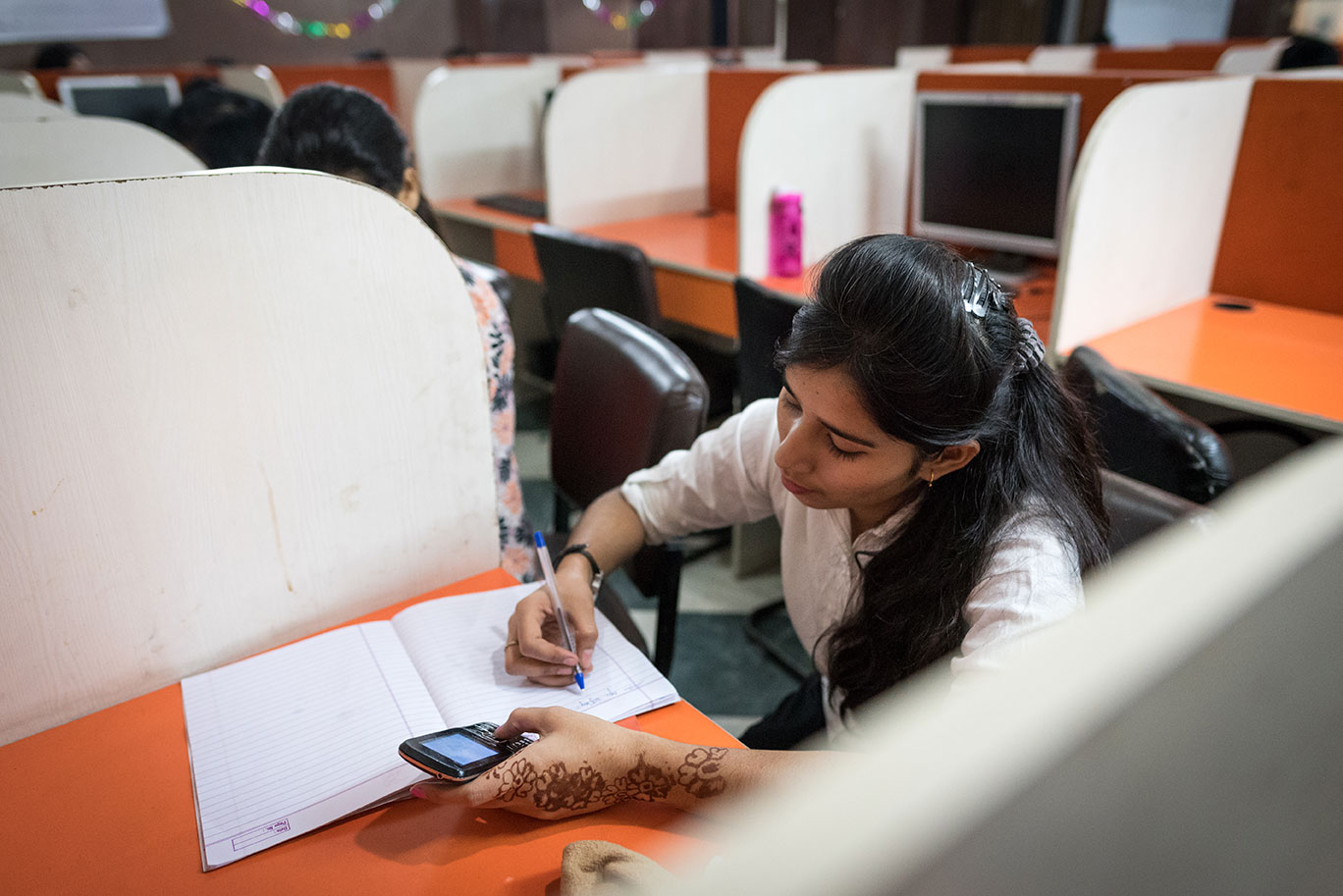 Shivani working in India