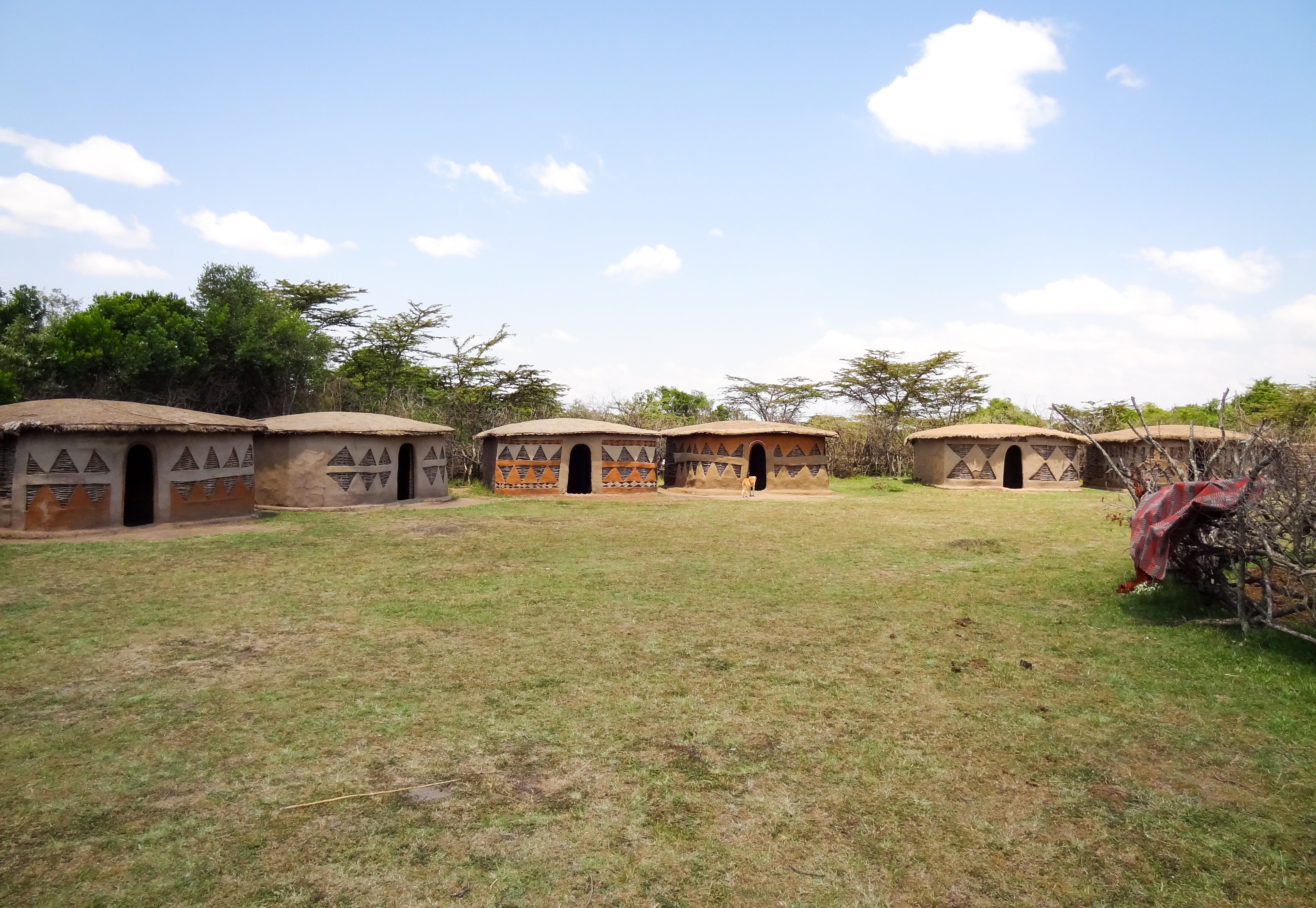 Community latrines constructed in Mpata, Kirindon, Kenya in 2014. ©World Vision