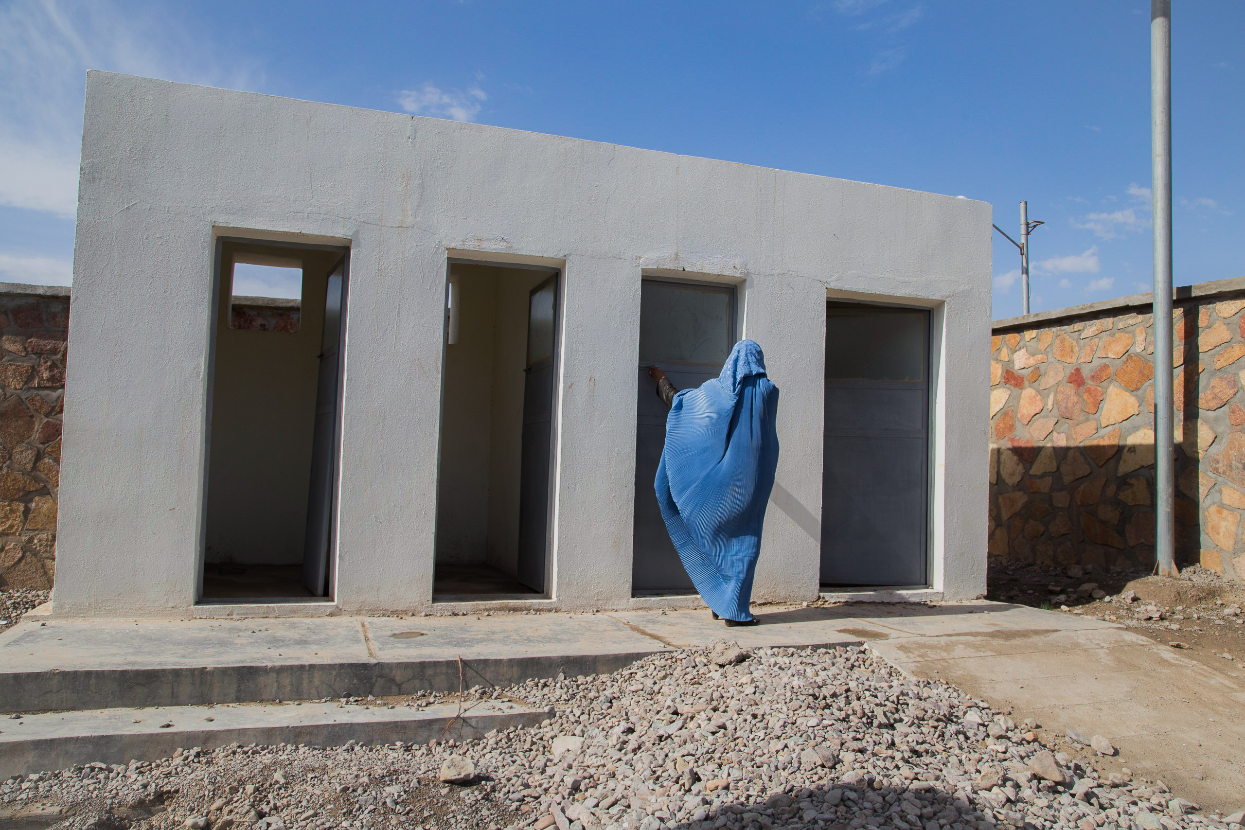 Fresh water and toilets for clinic Afghanistan World Vision International