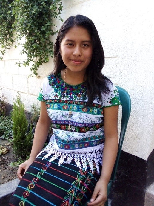 Ana who participates in the Puentes Project in Guatemala