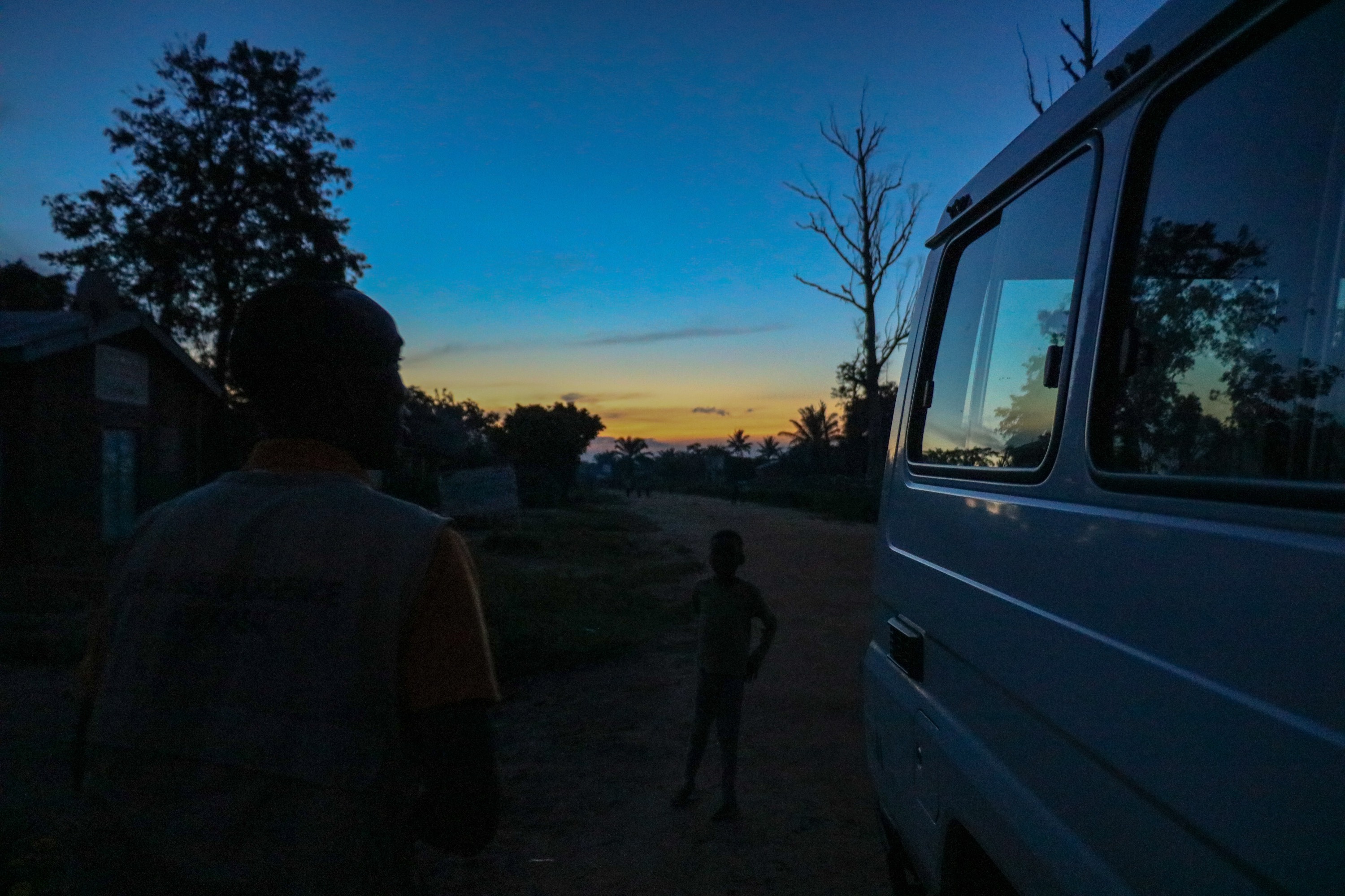 World Vision staff work with children affected by conflict in Kasais DRC