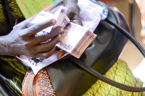 Cash programme in Juba, South Sudan