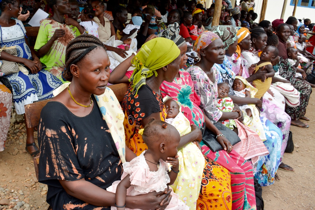 A scene at the nutrition centre