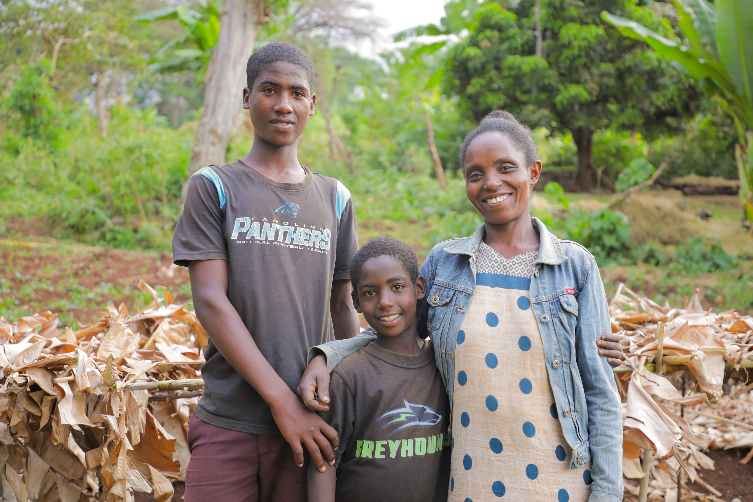 Aberash and her children