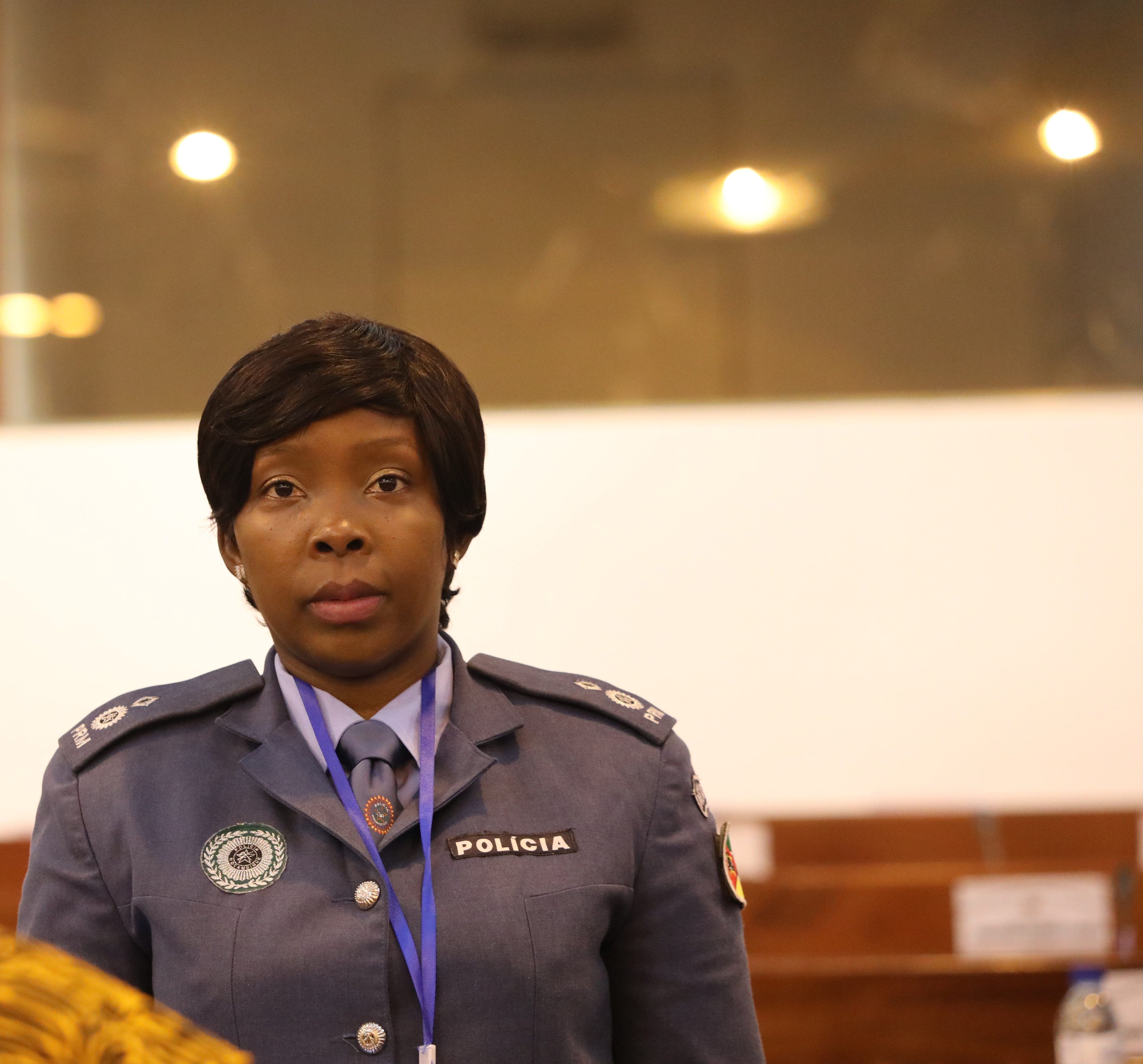 Nadia Lucas Buzi, representative of the Interior Ministry.