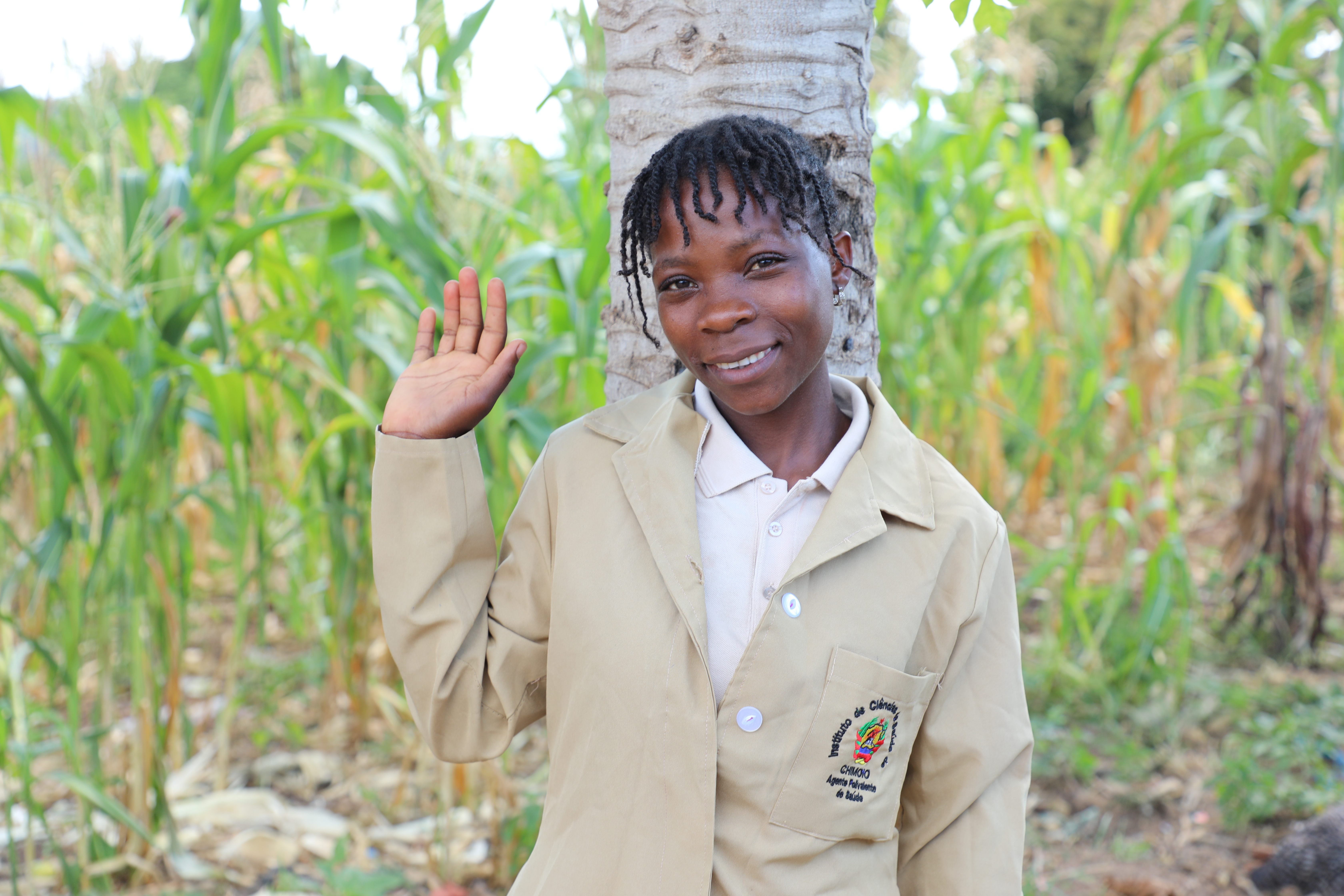 Falencia Smiling to the camera