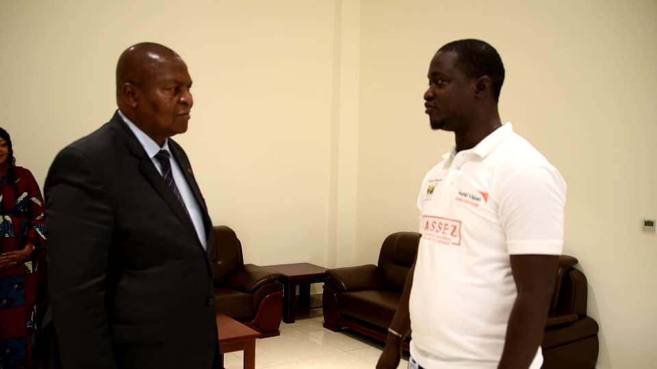 Audience avec le Président de la République Centrafricaine.