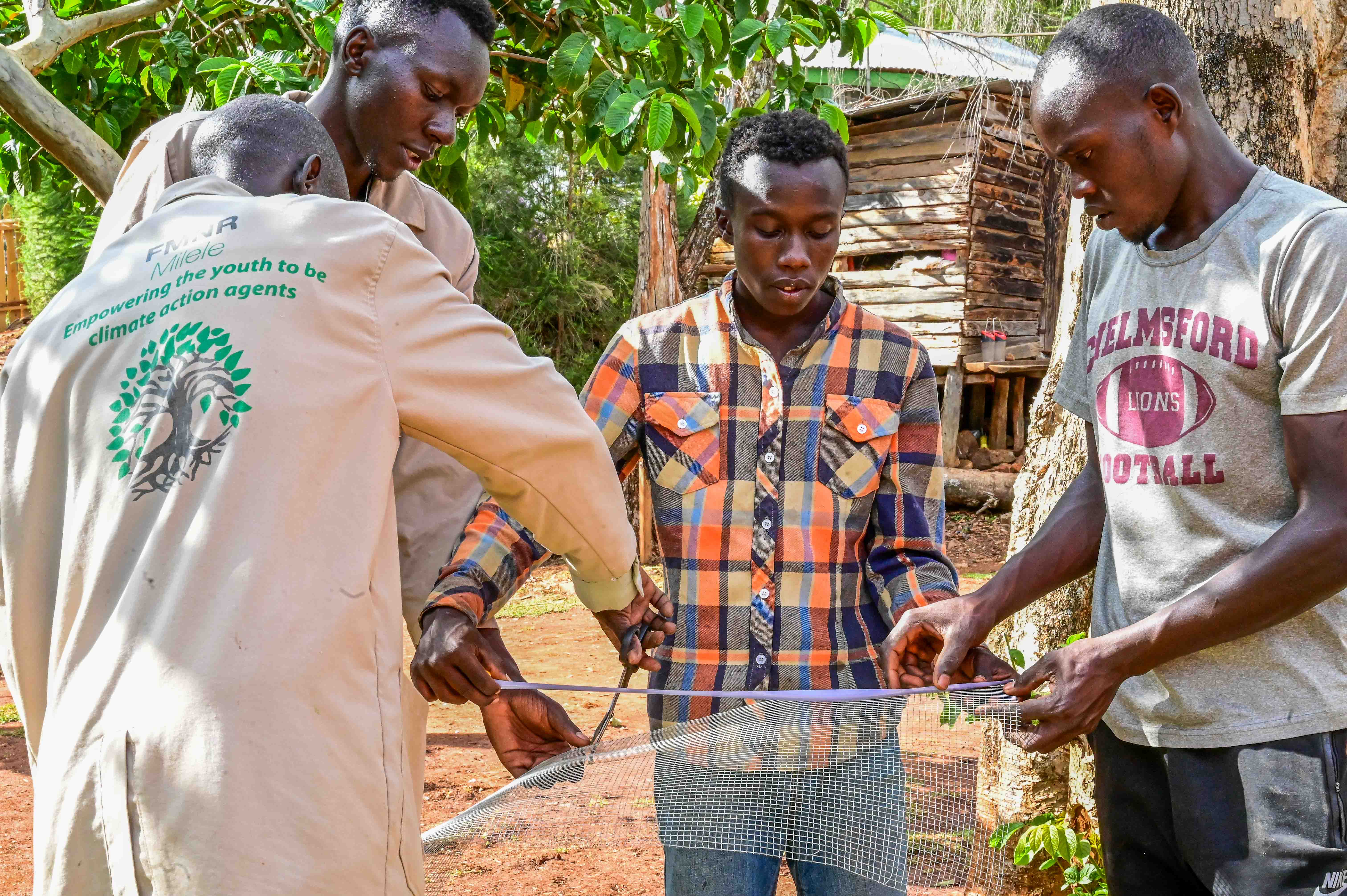 Nathan says he has better time management skills after attending the beekeeping training. ©World Vision Photo/ Hellen Owuor