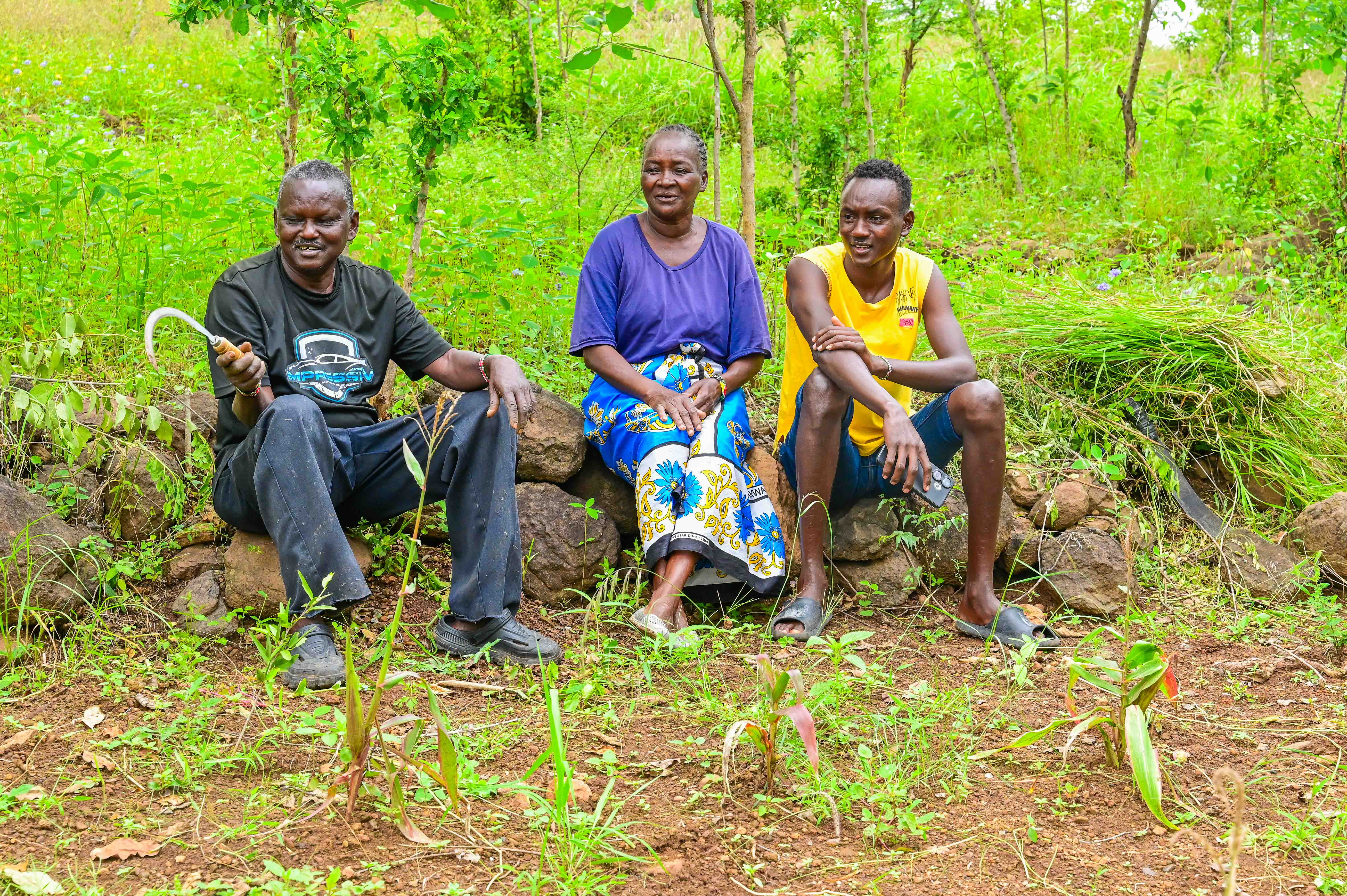 Through FMNR and S4T, Christine and her husband have gained financial stability, enabling them to support their children’s education. ©World Vision Photo/ Hellen Owuor