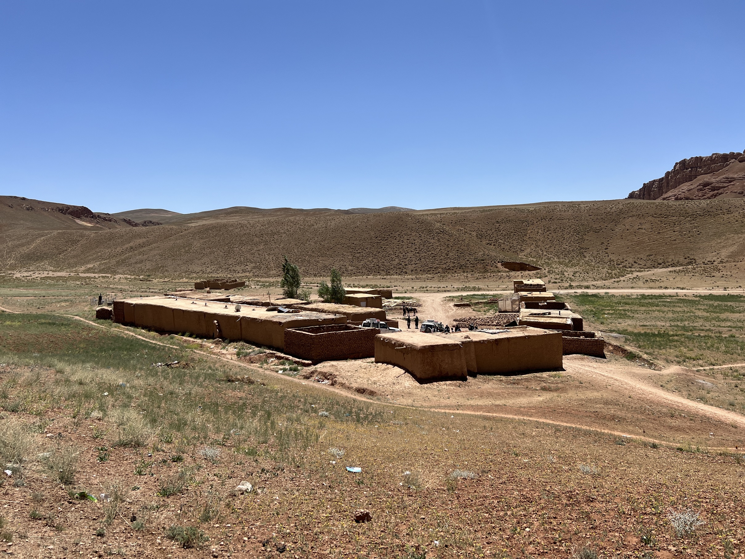 Part of a village where World Vision Afghanistan runs a health clinic, benefiting over 16 villagers 