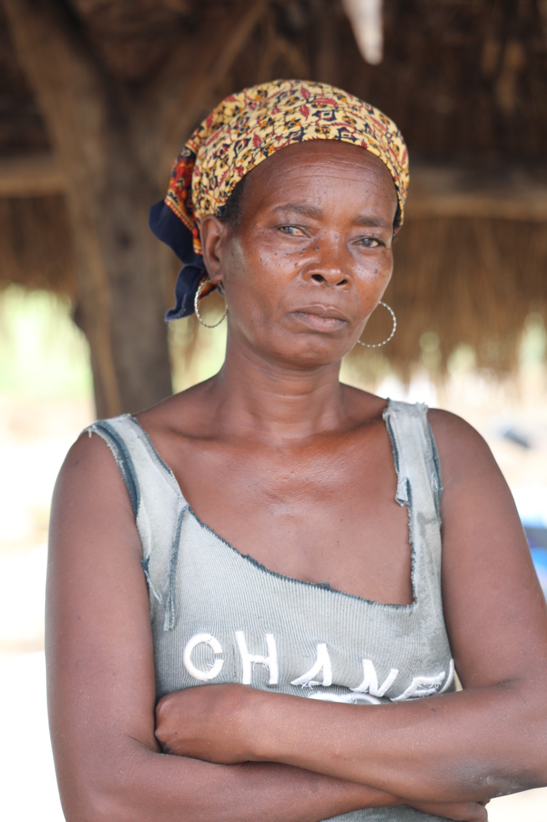 Ester, Distressed with the hardship encountered at the accommodations centers 