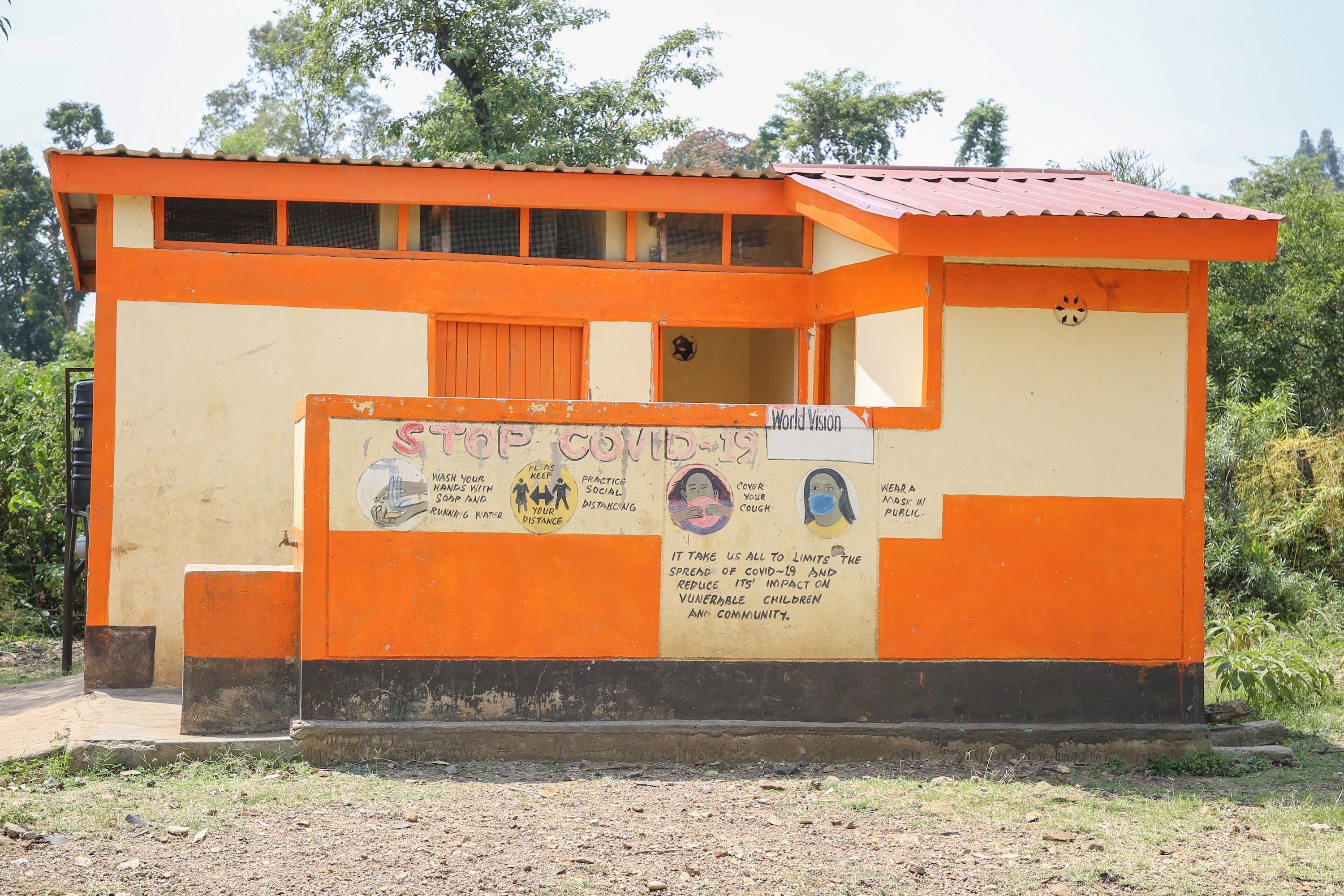 Toilets help improve sanitation and hygiene in schools