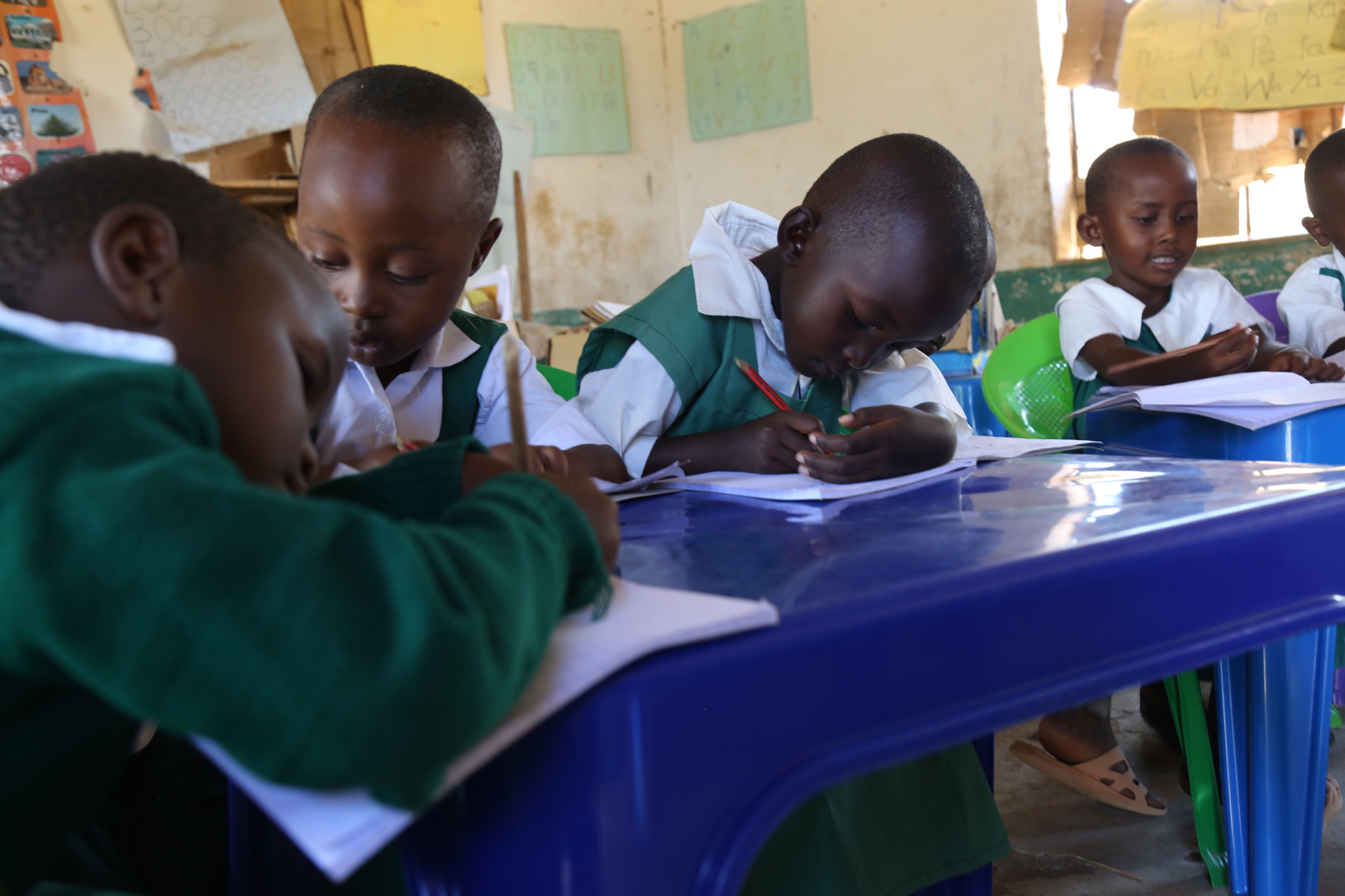 Disasters such as heavy rains usually interrupt learning flood prone areas in Kenya. 