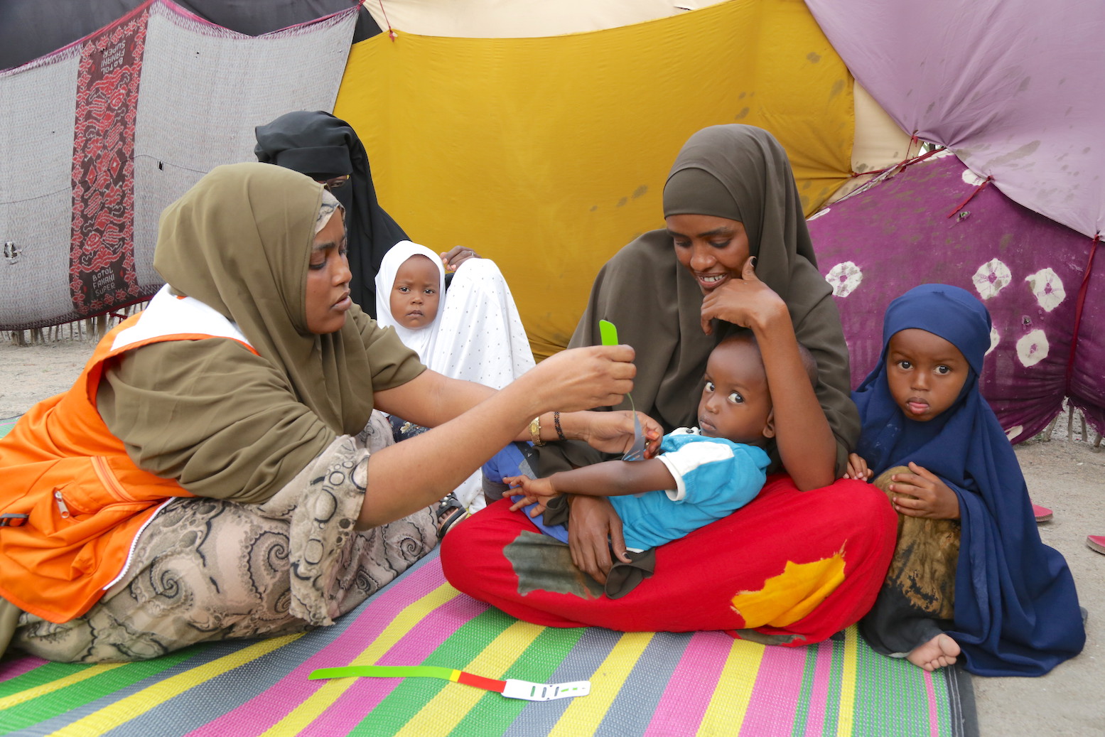 khadija, a community health volunteer