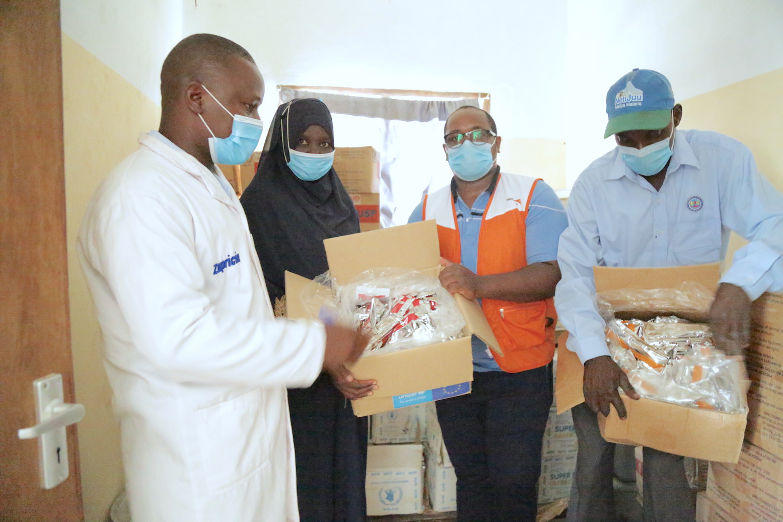 World Vision distributes ready to use food supplements