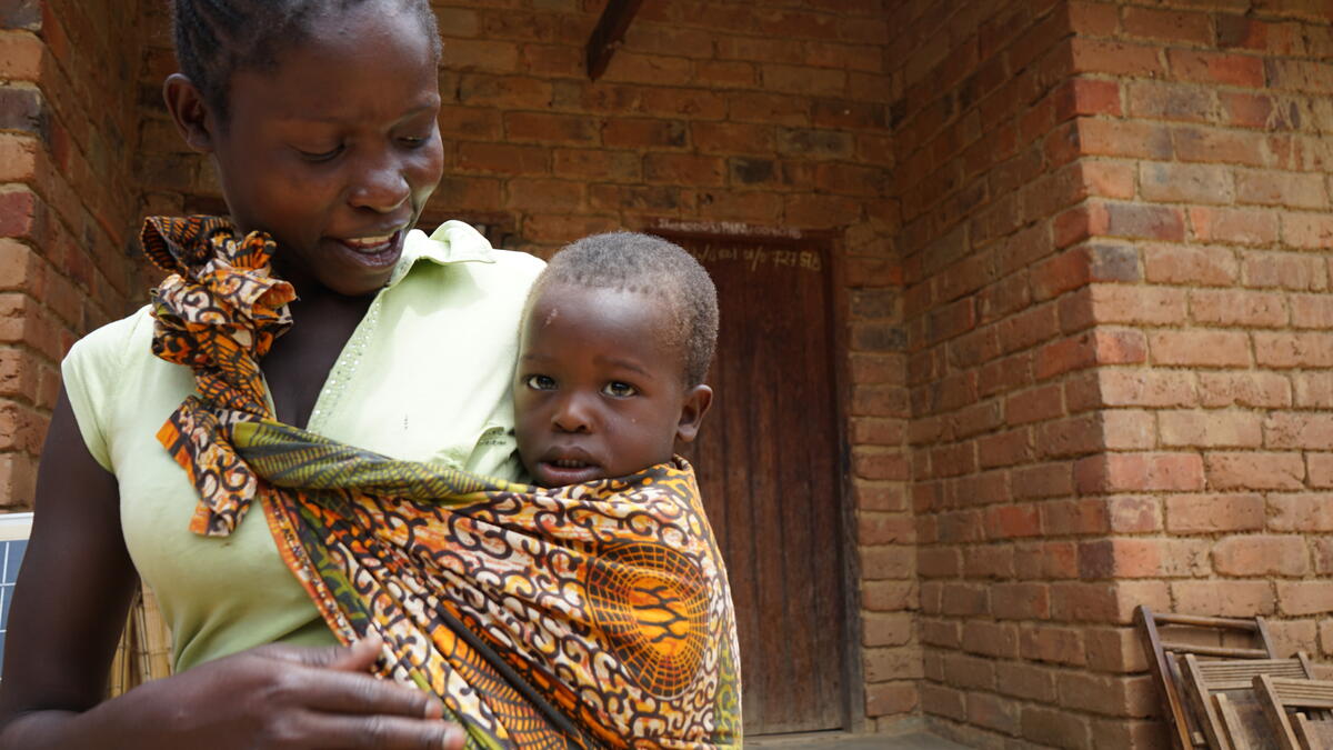 Besnat's son recovered from malaria.