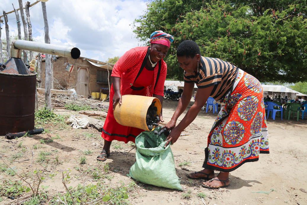 charcoal production