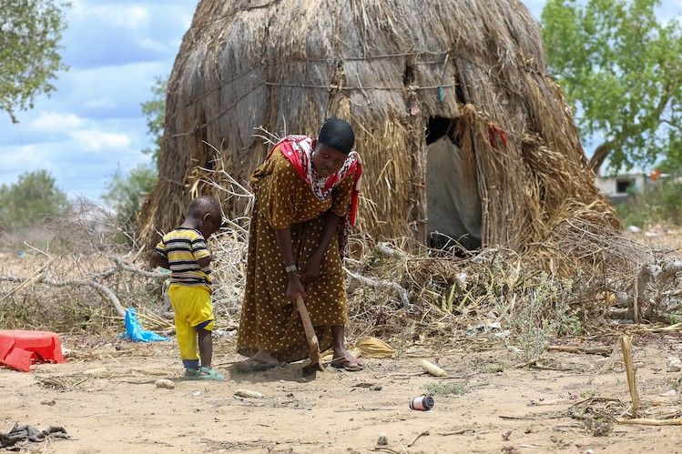 Children and families are affected by climate change