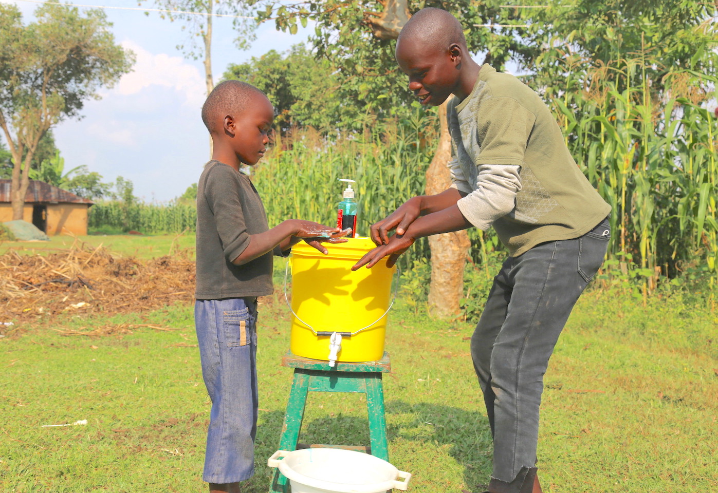We can bounce back to normal by adhering to COVID-19 prevention guidelines approves by the World Health Organisation such as hand washing with soap.Building Back Better from the Pandemic.©World Vision Photo/Irene Sinoya..