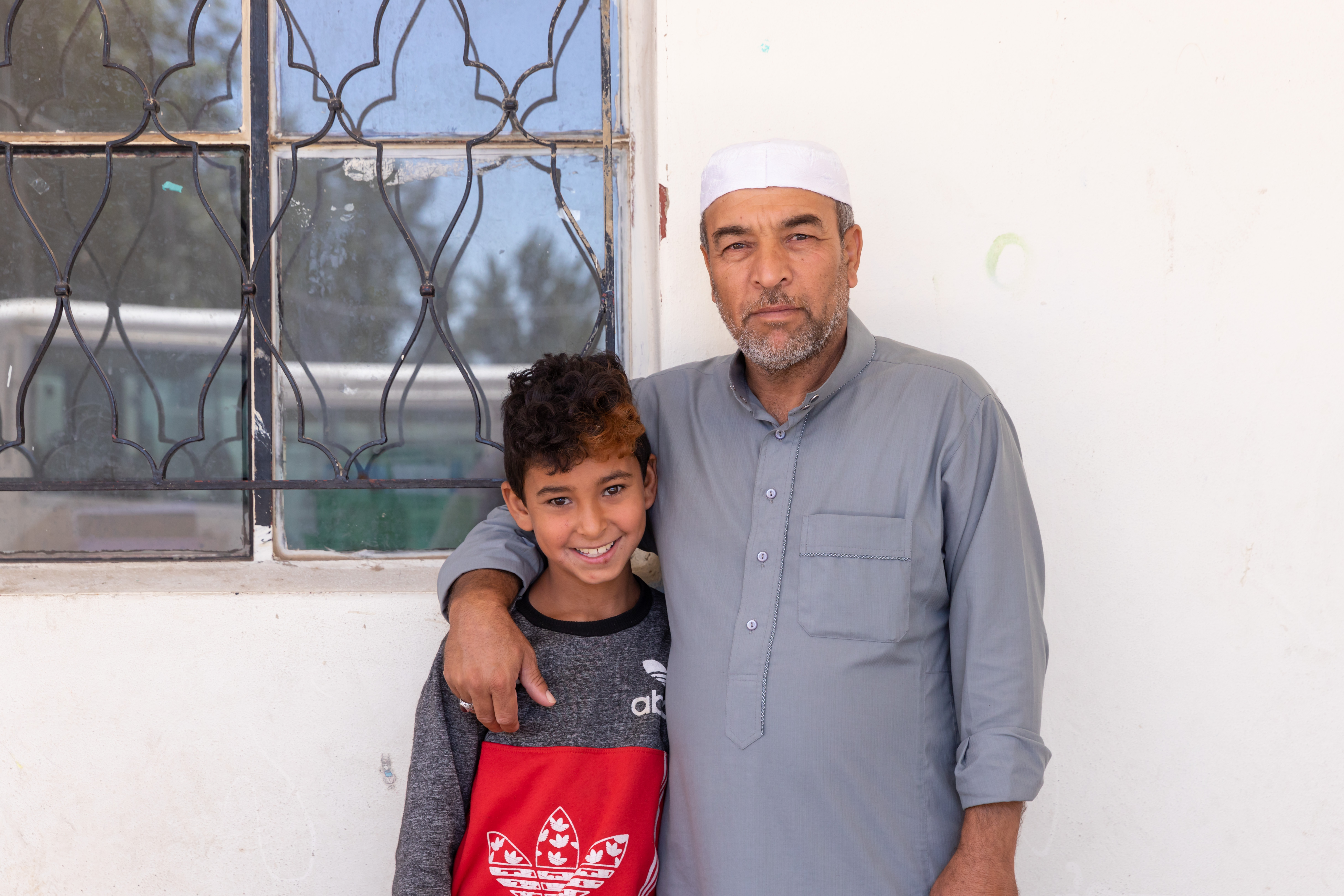 Mhammad and his father Hamad