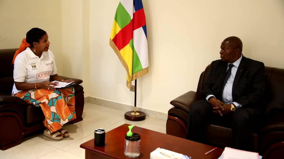 Audience avec le Président de la République Centrafricaine.
