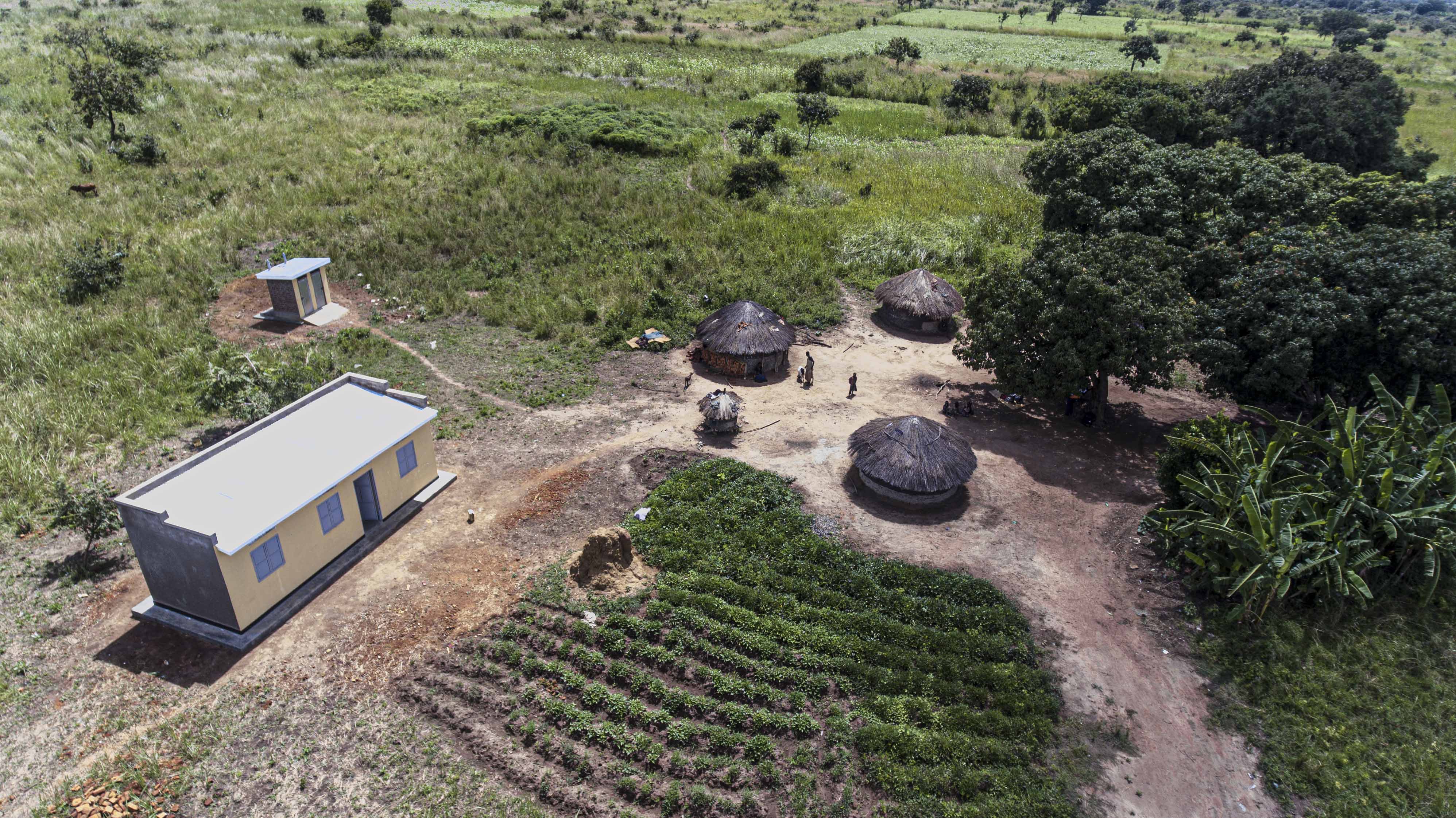 House constructed for a family born in captivity