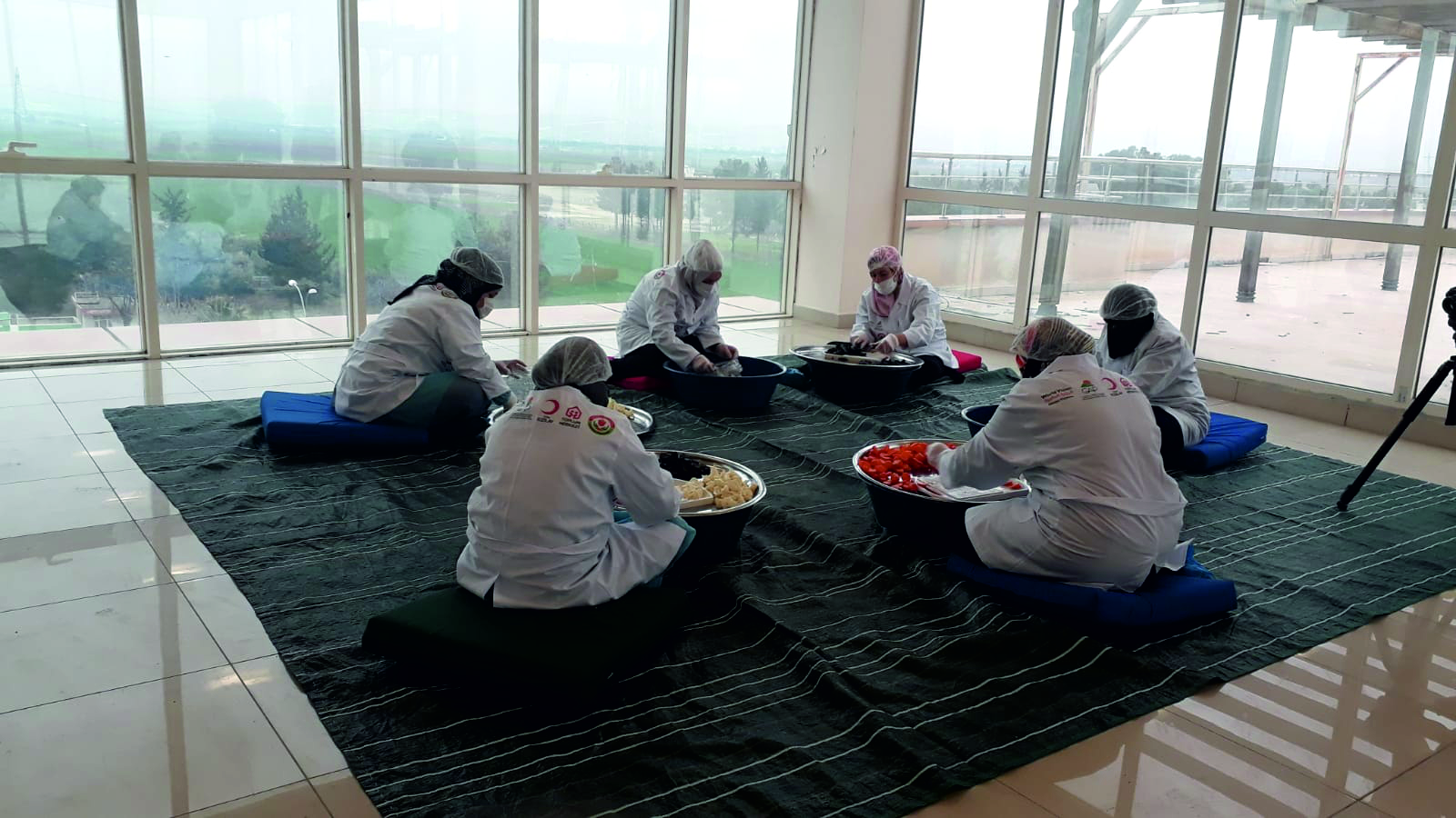 Syrian refugee and Turkish host community women provided with capacity building and inclusion sessions.