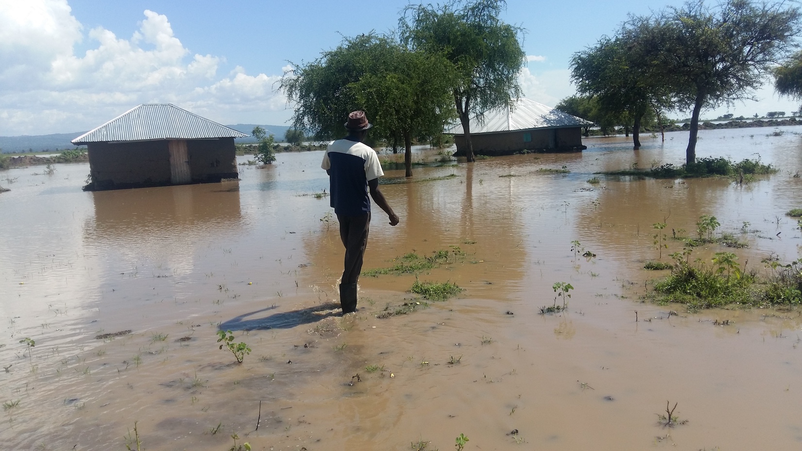 Houses and crops were destroyed by massive floods at Katito in Kenya's Kisumu County. ©World Vision Photo/Susan Otieno