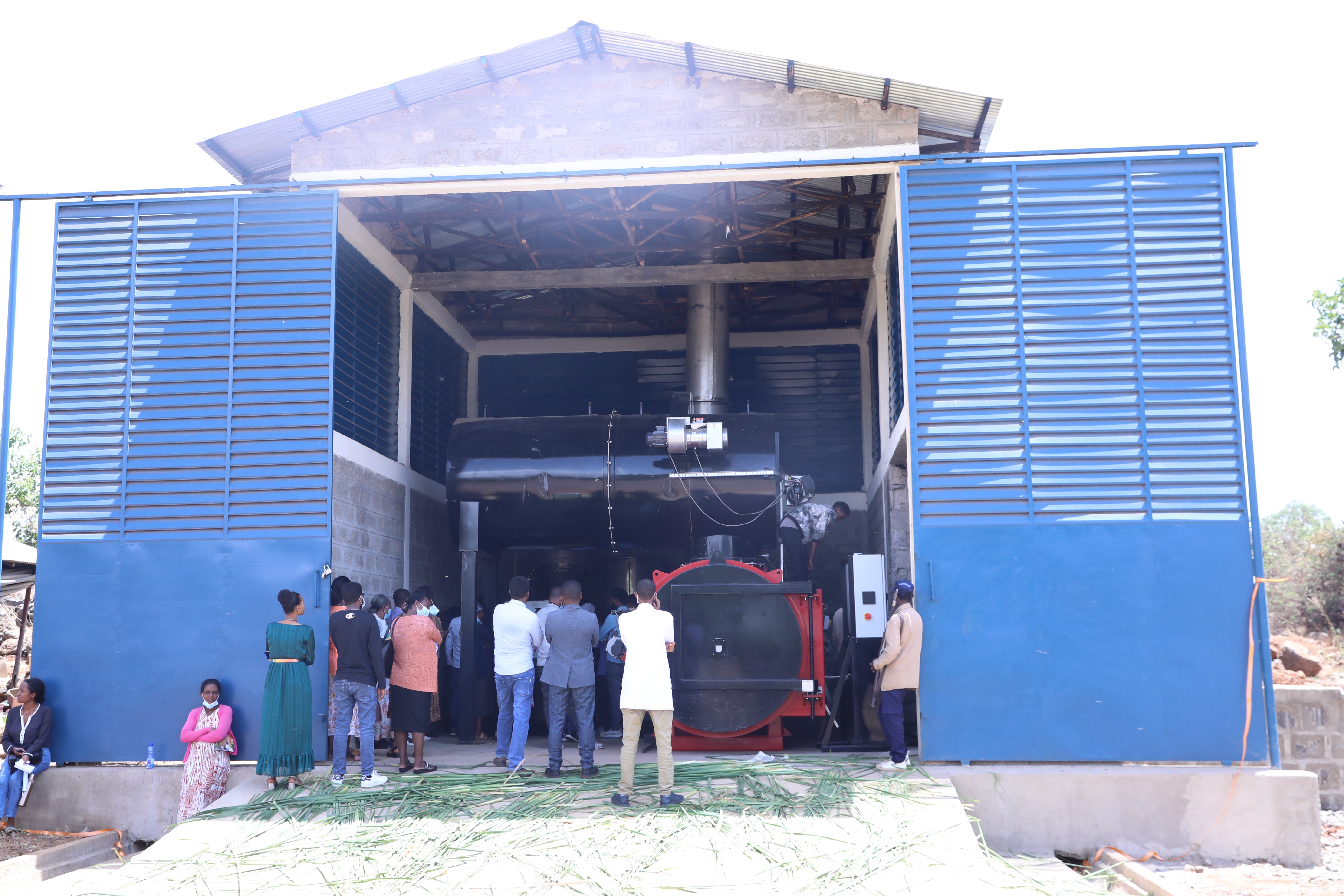 Handing over incinerator to Felege Hiwot Hospital