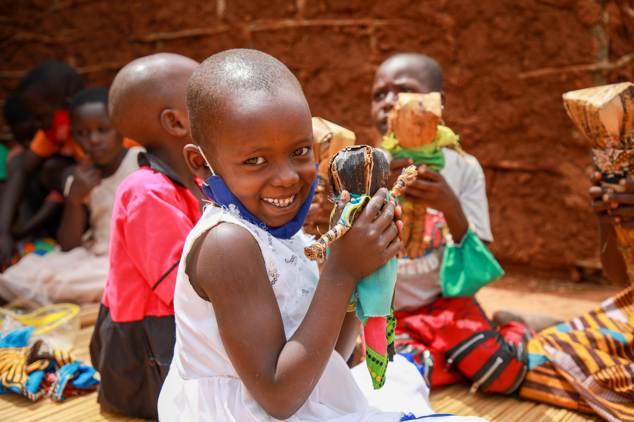 World Vision Uganda supports reading through community literacy centres.